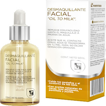 Desmaquillante Facial Farmatodo Oil To Milk x 50 ml  