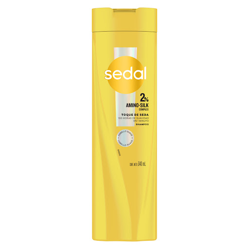 Shampoo Sedal Toque de Seda Amino Silk Complex Botella x 340 ml