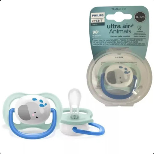 Chupete Avent Scf081/06  Sthr Air Coll 1P0-6M Prpl Blue Avent Blister x 1 Chupete Avent Scf081/06 Sthr Air Coll 1P 0-6M Prpl Blue  Con diseño moderno y ventilación extra, este chupete protege la piel y ofrece una succión cómoda para bebés de 0 a 6 meses.