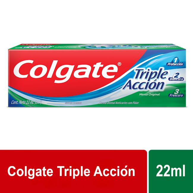 Crema Dental Colgate Triple Acción x 22 ml  