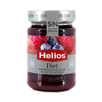 Mermelada Helios Diet Frutas Del Bosque Sin Azúcar x 280 gr  