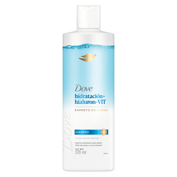 Shampoo Dove Hidratación Hialuron Vit Botella x 370 ml  