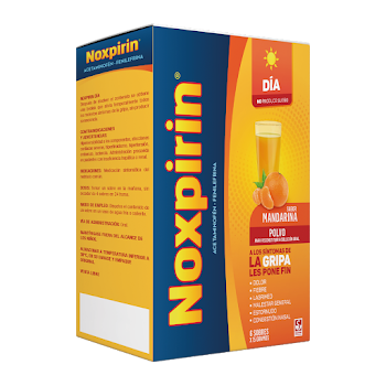 Noxpirin Día Adultos Acetaminofén + Fenilefrina Siegfried Caja x 6 Sobres  
