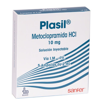 Plasil Metoclopramida Hci 10 g Bussie Fracción x 1 Ampolla  