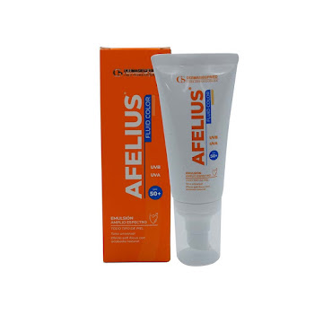 Protector solar Afelius Fluid Color Emul Tbo x 50 gr  