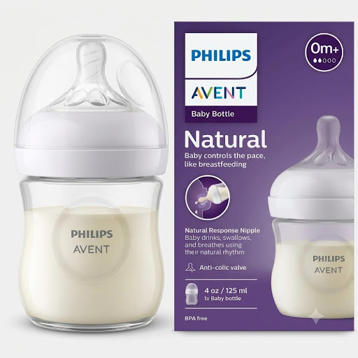 Tetero Philips Avent Natural Response de 4oz Tetina 0m+ Caja x 1 und