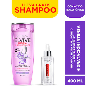 Sérum Ácido Hialurónico Revitalift x 30 ml + Shampoo Hidra Hialurónico x 370 ml undefined