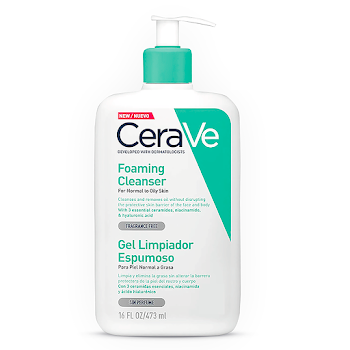 Gel Limpiador Espumoso Cerave 473 Ml  