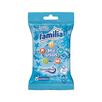Toallitas Húmedas Familia Mil Usos x 10 und  
