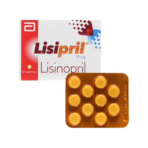 Lisipril Lisinopril 10 mg Abbott Caja x 10 Tabletas
