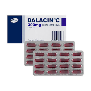 Dalacin C Clindamicina 300 mg Pfizer x 32 Cápsulas  