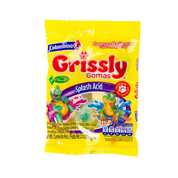 Gomas Grissly Splash Acid x 100 gr  