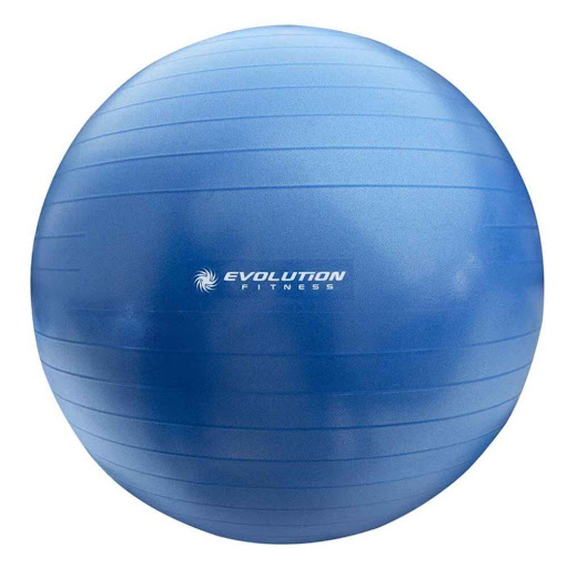 Balón De Pilates Evo 75 Cm Azul Con Inflador EVOLUTION FITNESS Unidad x 1 Conoce el Balón de Pilates evo, tu aliado versátil para potenciar tu bienestar, confeccionado con material duradero y antideslizante, este balón ofrece un soporte firme para tus ejercicios, su diseño 