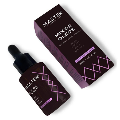 Aceite Mix De Oleos - Argan - Vitamina E - Moringa - Burití   X 30 ml MASTER PROFESSIONAL Caja x 30 ml x 1 und undefined