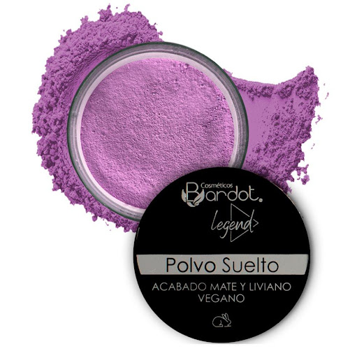 POLVO FACIAL SUELTO BARDOT 22 GR x 1 POLVO FACIAL SUELTO BLUEBERRY TRASLUCIDO