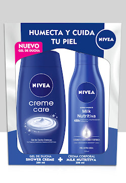 Crema Nivea Corporal Milk Nutritiva x 250 ml + Gel De Ducha Shower Creme x 250 ml undefined