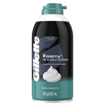 Espuma Afeitar Gillette Foamy Piel Sensible x 312 gr  