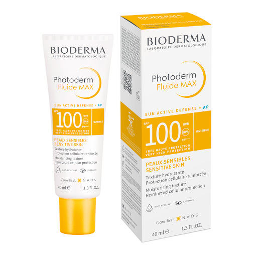 Protector Solar Bioderma Photoderm Max Fluide SPF100 Invisible x 40 ml