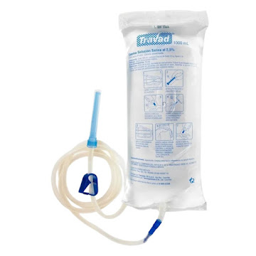 Enema Travad Sodio Bibasico 2.5% Tecnoquímicas Solución Salina Bolsa x 1 Lt  