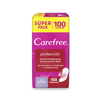 Protectores Carefree Protección Pack Económico x 100 und  