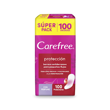 Protectores Carefree Protección Pack Económico x 100 und  