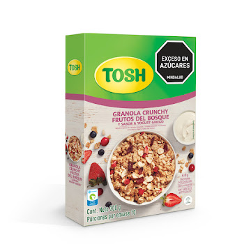 Cereal Granola Tosh Yogurt Griego x 300 gr  