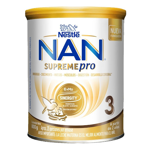 Alimento Lácteo Nan Supremepro Etapa 3 Con 6 HMO Lata x 800 g