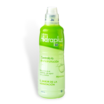 //HIDRAPLUS TRATAM. DESHIDRATACIÓN 60 ZINC MANZANA X400ML                 
