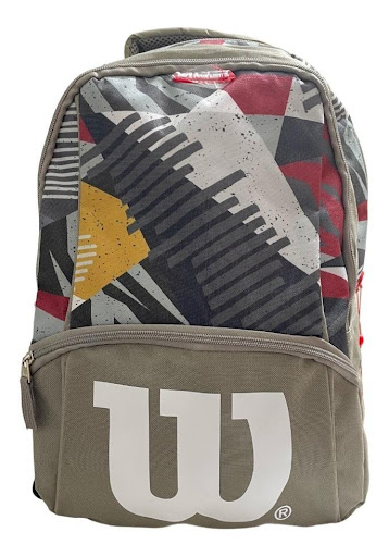 Morral Wilson Figures Unisex Gris Wilson Papeleta x 1 DESCRIPCIÓN DEL PRODUCTOPosee espacio suficiente para todas tus cosas. Este morral resistente cuenta con tres compartimientos: uno grande y principal, uno mediano y uno pequeño frontal para guardar es