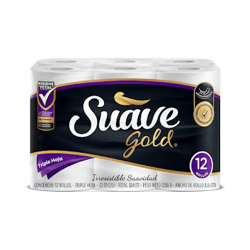 Papel Higiénico Suave Gold 32m Triple Hoja x 12 und  