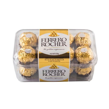 CHOCOLATE FERRERO   ROCHER ESTUCHE X16UND  