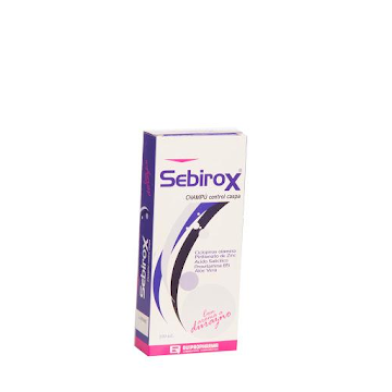 SEBIROX DURAZNO   SHAMPOO X120ML.QUI CICLOPIROX OLAMINA PIRIT ZINC  