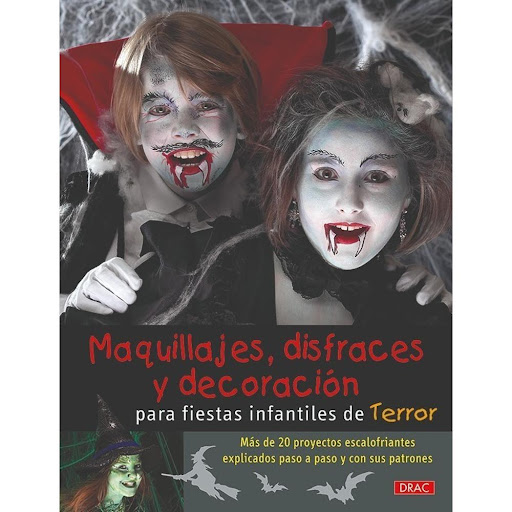 Maquillajes, Disfraces Y Decoración Para Fiestas Infantiles Editorial Del Drac Libro x 1.0 MAQUILLAJES, DISFRACES Y DECORACIÓN PARA FIESTAS INFANTILES DE TERROR   Variadas ideas de maquillajes y disfraces para una fiesta de terror, así como para decorarla. Las numerosas fotos y las detallad