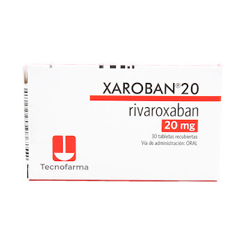 Xaroban Rivaroxabán 20 mg Adium Caja x 30 Tabletas  