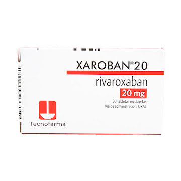 Xaroban Rivaroxabán 20 mg Adium Caja x 30 Tabletas  