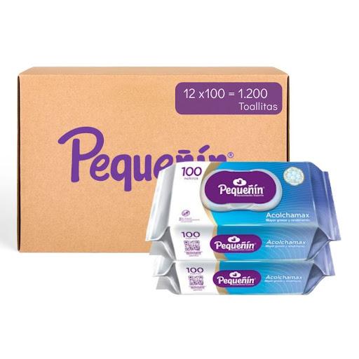 Pañitos Húmedos Pequeñin Acolchamax x 100 und. Caja x 12 Pequeñin Caja x 12 x 12  