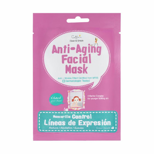 Mascarilla Control Lineas De Expresion Cettua Sachet x 2 Und  Cettua Sachet x 2