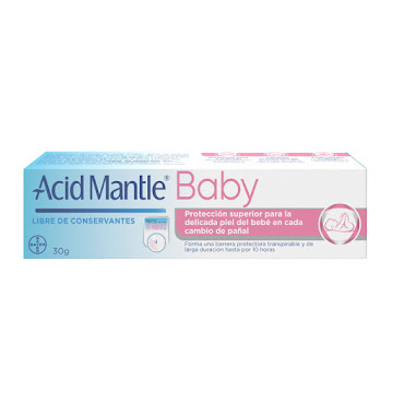Crema Acid Mantle Baby Para Irritaciones Del Pañal x 30 gr  