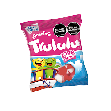 Gomas Trululú Love   Paquete x 80 gr 
