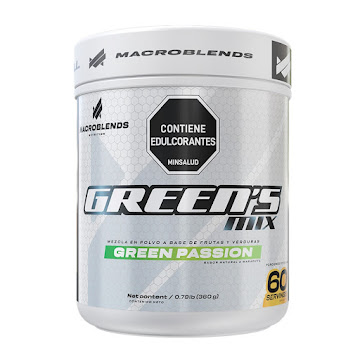 Suplemento Greens Mix   Macroblends Sabor Maracuya x 360 g  