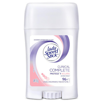 Desodorante Mujer Lady Speed Stick Protege Aclara Frasco x 55 gr  
