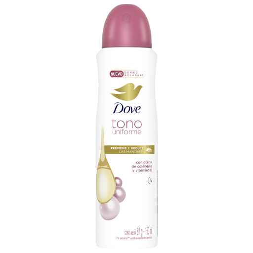 Desodorante Mujer Dove Aerosol Dermoaclarant 48h Aerosol Frasco x 150 ml
