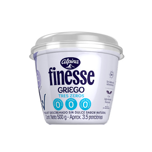 Yogurt Griego Finesse   Triple Zero x 500 gr