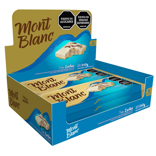 Chocolatina Montblanc Tres Leches x 40 gr 