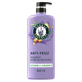 Acondicionador Herbal Essences Antifrizz Lavanda Y Aceite De Almendras Frasco x 600 ml  