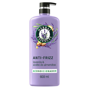 Acondicionador Herbal Essences Antifrizz Lavanda Y Aceite De Almendras Frasco x 600 ml  