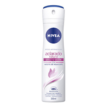 Antitranspirante Spray Nivea Aclarado Natural Efecto Satín 48H x 150 ml  