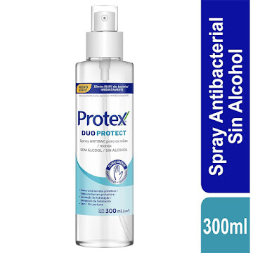 Spray Antibacterial Protex Sin Alcohol x 300 ml  
