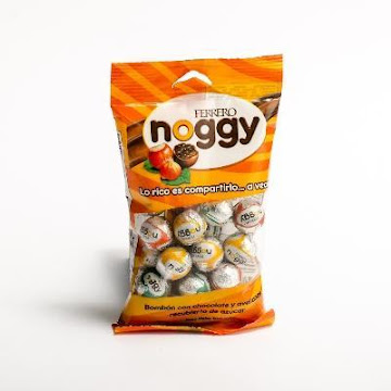 CHOCOLATE FERRERO   NOGGY CHOCOLATE AVELLANAS X100G.  
