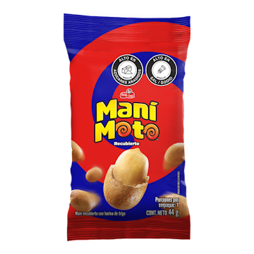 Pasabocas Maní Moto Natural x 44 gr  